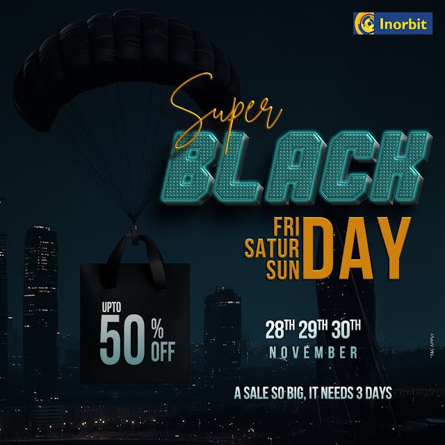 इनऑर्बिट मलाड आणि वाशीमध्ये ब्लॅक फ्रायडेची जबरदस्त ‘सुपर ब्लॅक सेल’